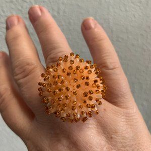 Beautifully handcrafted beaded ring